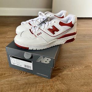 New Balance 550 Sneaker - White brick red - Taylor Swift sneaker - NWT - Size 8